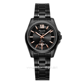Alexandre Christie AC 8659 LD Black List Rosegold Stainless Steel